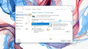 Updating drivers in Windows 11 using Device Manager